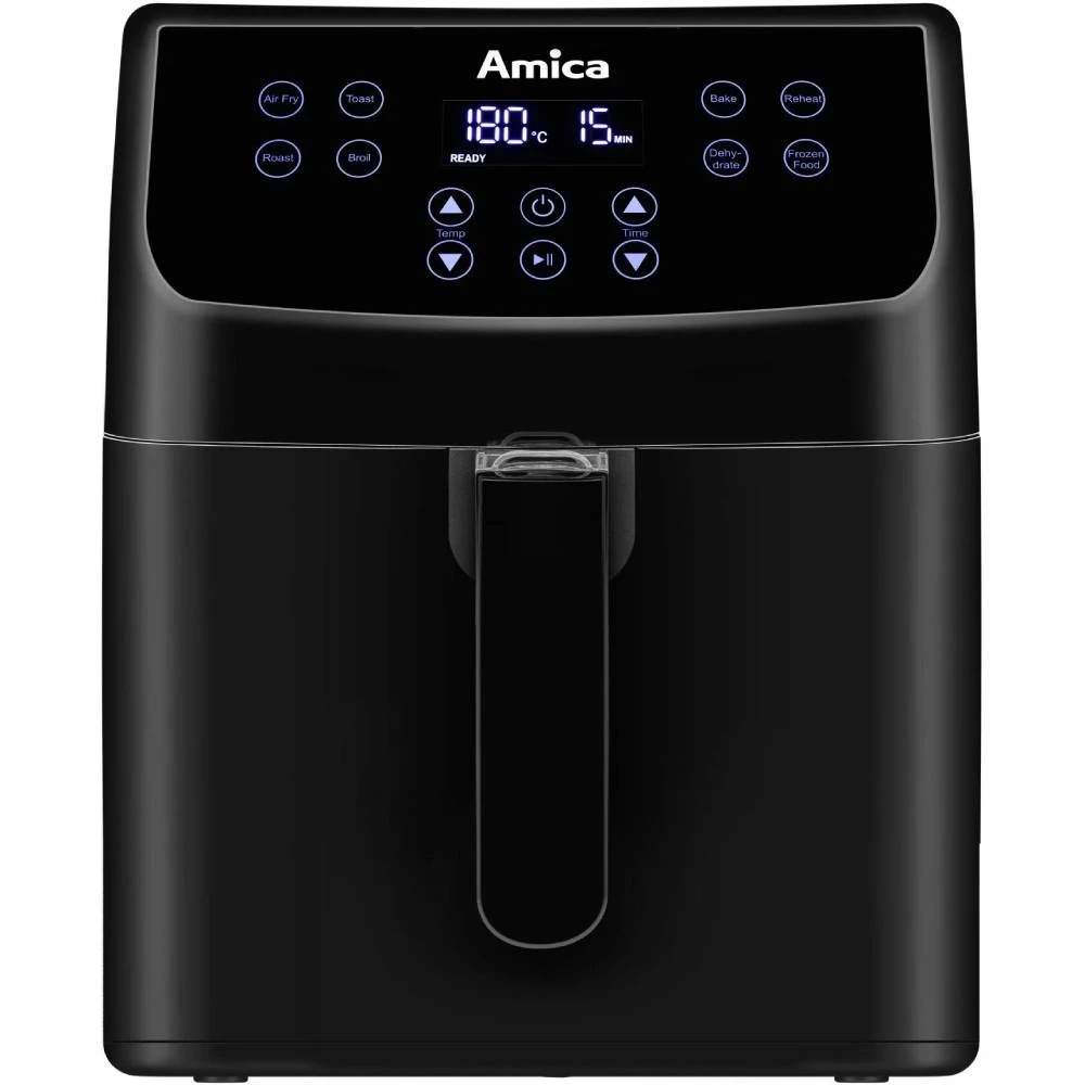 Аерогриль Amica AFM 4011, 5 л, 8 програм, сенсорний, чорний