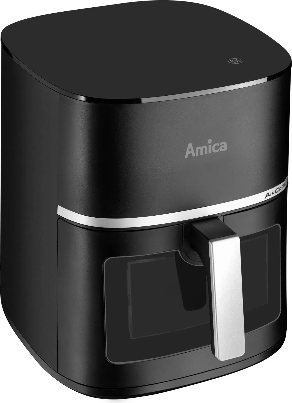 Аерогриль Amica AFM 6020, 7,2 л, 10 програм, з вікном, чорний — фото 3