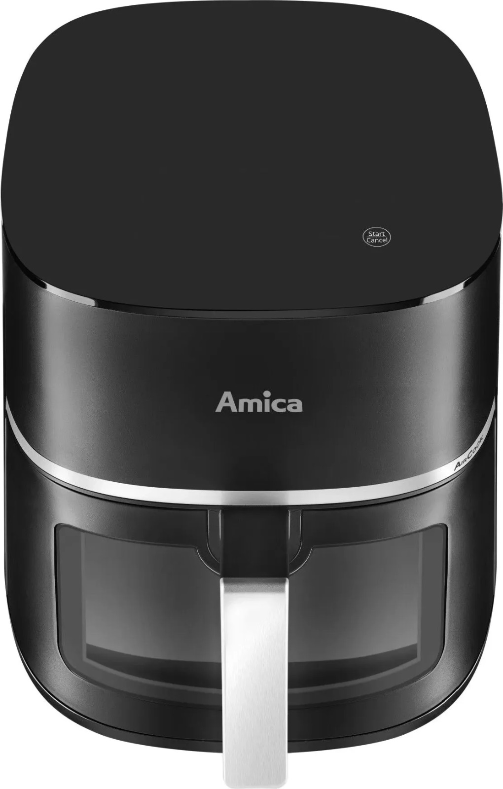 Аерогриль Amica AFM 6020, 7,2 л, 10 програм, з вікном, чорний