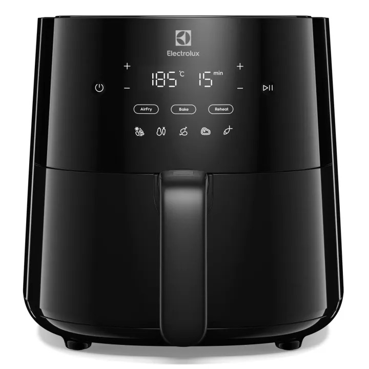 Аерогриль Electrolux EAF3B, 3,3 л, 1350 Вт, 8 програм, чорний