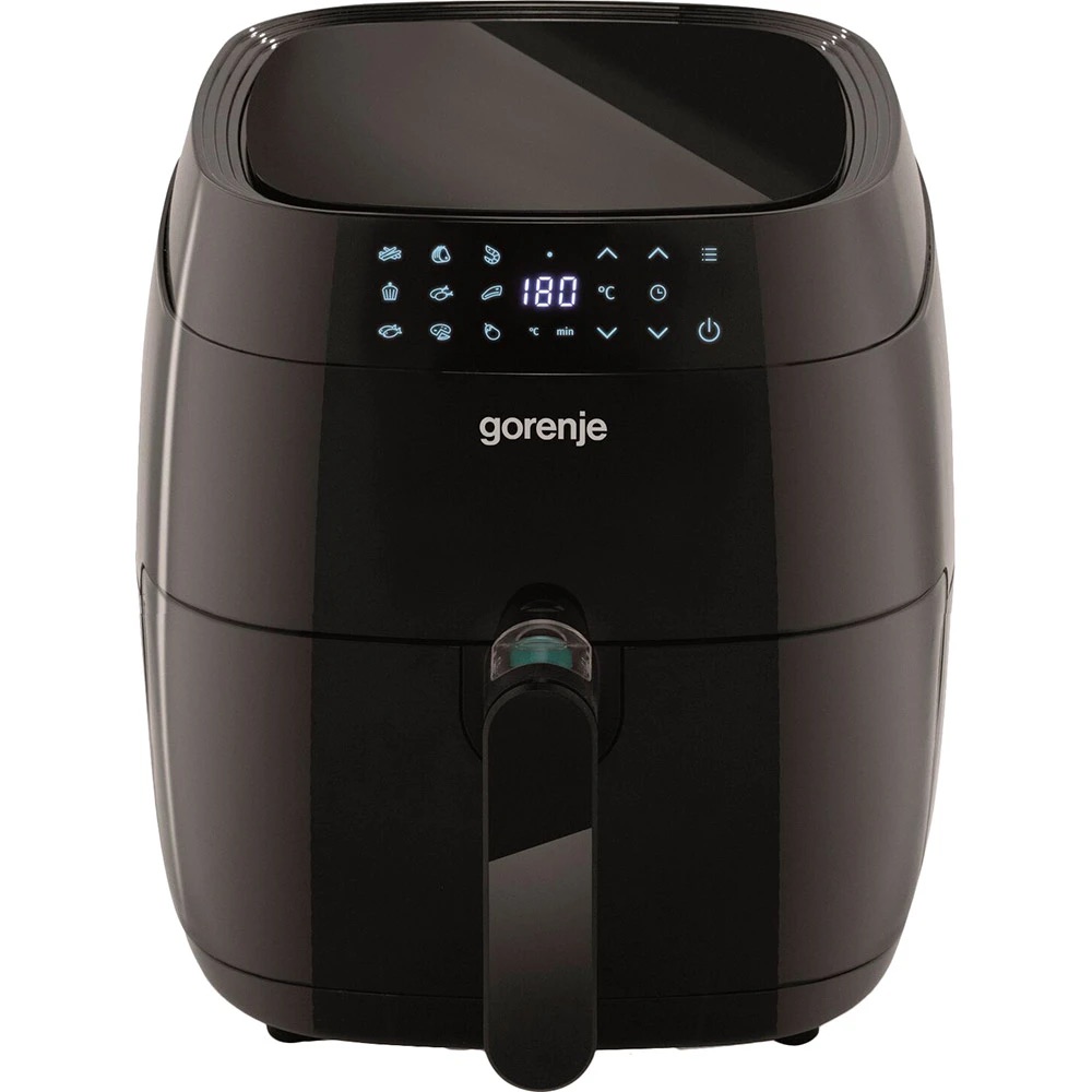 Аерогриль Gorenje AF1409DB, 3,5 л, 1400 Вт, 9 програм, чорний